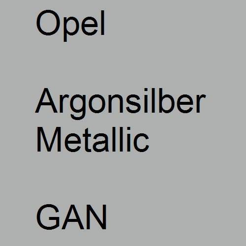 Opel, Argonsilber Metallic, GAN.